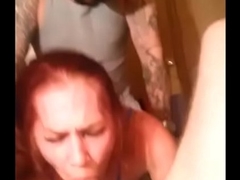 Milf Redhead Amateur Getting Double Teamed