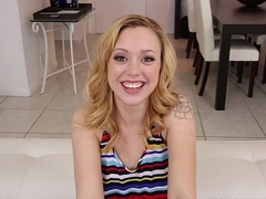 DOUBLEVIEWCASTING.COM - LUCY TYLER RIDES A BIG COCK (POV VIEW)