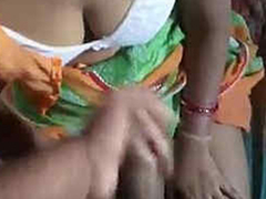 Indian bhabhi Tugjob and cum on boobs