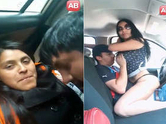 Sexy two NRI Chick Fucked In Passenger car