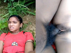 Cute Indian Girl Everlasting Screwed Wits Lover in outdoor