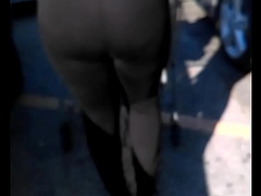 Thick disastrous booty at walmart